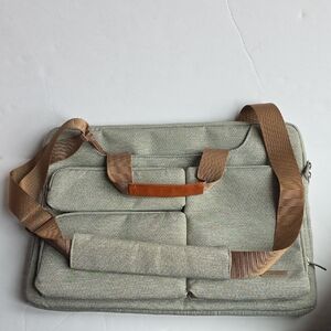 Lacdo Stylish Gray Laptop Bag for Men